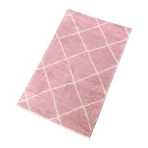 Ružičasta kupaonska prostirka 50x80 cm Diamond – Mila Home