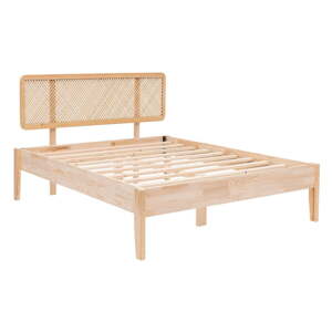 Krevet od masivne smreke s podnicom 90x200 cm u prirodnoj boji Izabelya – Kalune Design