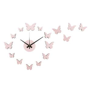 Zidni sat ø 35 cm DIY Butterfly – Karlsson