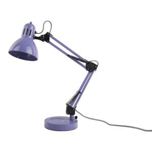 Ljubičasta stolna lampa s metalnim sjenilom (visina 52 cm) Funky Hobby – Leitmotiv