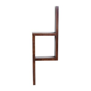 Polica s više razina od masivne jele u prirodnoj boji 17 cm Linn – Kalune Design