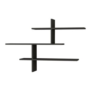 Antracitno siva polica s više razina 123 cm Leo – Kalune Design