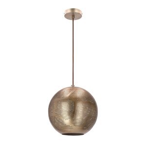 Viseća svjetiljka u brončanoj boji s metalnim sjenilom Sfinks – Candellux Lighting