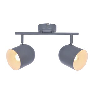 Plava stropna svjetiljka s metalnim sjenilom 38x10 cm Azuro – Candellux Lighting
