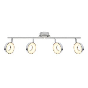 LED stropna svjetiljka u sjajno srebrnoj boji 71x10 cm Isla – Candellux Lighting