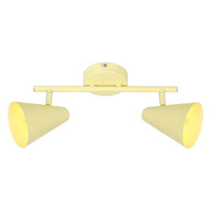 Žuta  stropna svjetiljka s metalnim sjenilom 42x10 cm Amor – Candellux Lighting