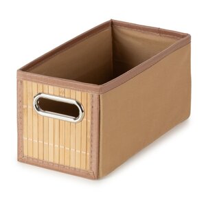 Bambusova kutija za pohranu u prirodnoj boji 15x31x15 cm – Compactor