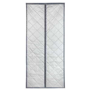 Siva/u srebrnoj boji termo izolacijska zavjesa za vrata 90x200 cm – Maximex