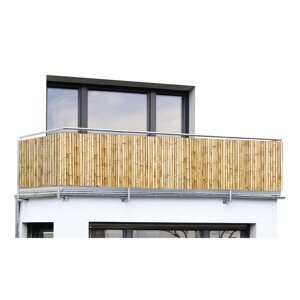 Svjetlo smeđi plastičan balkonski zastor 500x85 cm – Maximex