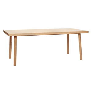 Blagovaonski stol od punog hrasta u prirodnoj boji 100x200 cm Herringbone – Hübsch