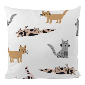 Dječji jastuk od pamučnog satena 45x45 cm Cats – Butter Kings