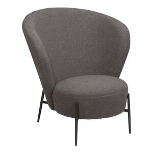 Siva fotelja od bouclé tkanine Orbit – DAN-FORM Denmark
