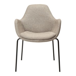 Bež fotelja od bouclé tkanine Zimmer – DAN-FORM Denmark