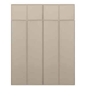 Krem modularni garderobni ormar od masivnog bora 200x250 cm Daily – vtwonen