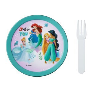 Dječja kutija za ručak s vilicom Disney princess – Mepal