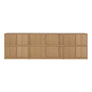TV set u dekoru hrasta u prirodnoj boji 264x88 cm Modulair – vtwonen