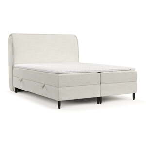 Krem boxspring krevet s prostorom za pohranu 180x200 cm Melba – Maison de Rêve