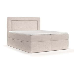 Bež boxspring krevet s prostorom za pohranu 160x200 cm Imagine – Maison de Rêve