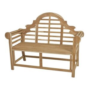 Vrtna klupa od masivnog drveta u prirodnoj boji Picadilli – Garden Pleasure