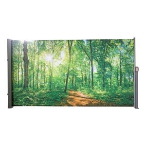 Zeleni metalni/tekstilni balkonski zastor 300x160 cm – Garden Pleasure
