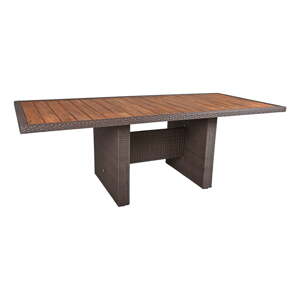 Vrtni stol s pločom stola od bagrema 100x220 cm Braga – Garden Pleasure