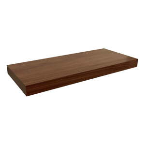 Polica u dekoru egzotičnog drva u prirodnoj boji 120 cm Optic – Household Pleasure