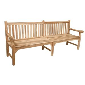 Vrtna klupa od masivnog drveta u prirodnoj boji Madura – Garden Pleasure