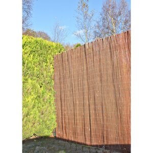 Pleteni balkonski zastor u prirodnoj boji 300x200 cm – Garden Pleasure