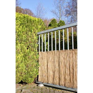 Pleteni balkonski zastor u prirodnoj boji 300x100 cm – Garden Pleasure