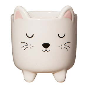 Kamena posuda za cvijeće ø 7,5 cm Cat – Sass & Belle
