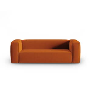 Narančasta baršunasti sofa 200 cm Mackay – Cosmopolitan Design