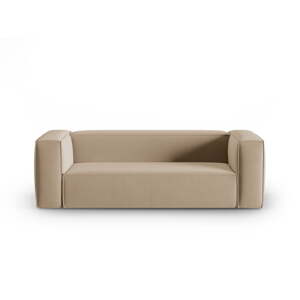 Svjetlo smeđa baršunasti sofa 200 cm Mackay – Cosmopolitan Design