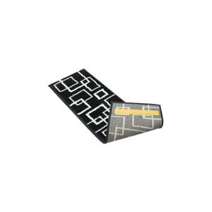 Crni set tepiha za stepenice 13 kom 22x73 cm Geometric – Mila Home