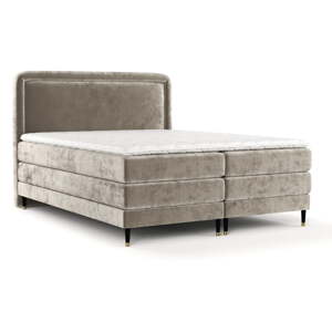 Svjetlo smeđi boxspring krevet 180x200 cm Dove – Maison de Rêve