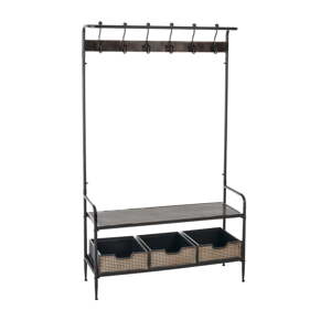 Crni metalni set za hodnik Brick – Ixia
