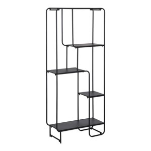 Crni metalni regal 76x180 cm Sleco – Ixia