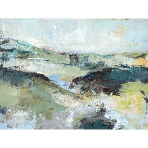 Slika s ručno oslikanim elementima 118x90 cm Green Mountain   – Malerifabrikken