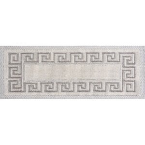 Krem pamučni set tepiha za stepenice 16 kom 25x65 cm Versace Bej – Vitaus