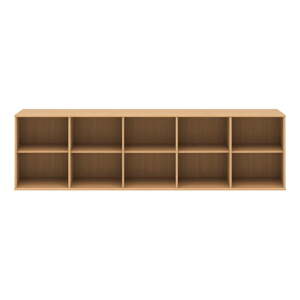 Viseća biblioteka u dekoru hrasta u prirodnoj boji 220x61 cm Mistral – Hammel Furniture