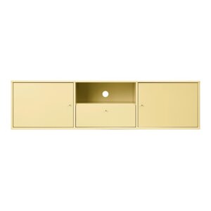 Svijetlo žuta TV komoda 161x42 cm Mistral – Hammel Furniture