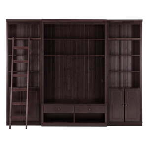 Smeđi TV set od masivnog bora 288x223 cm Anita – Støraa