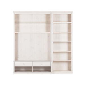 Bijeli TV set od masivnog bora 214x223 cm Anita – Støraa
