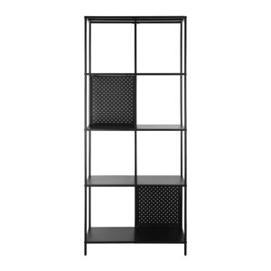 Crna metalna biblioteka 75x180 cm Charleston – Støraa