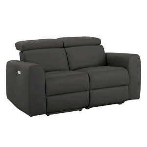 Smeđa sofa od imitacije kože 158 cm Capena – Støraa