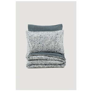 Bijela/siva posteljina za bračni krevet/za produženi krevet od renforce pamuka 260x220 cm Molly – Mijolnir