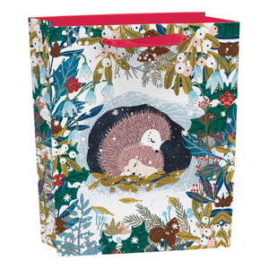 Poklon vrećica s božićnim motivom 25x10 cm Snowy Sanctuary – Roger la Borde