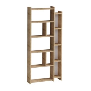 Biblioteka u dekoru hrasta u prirodnoj boji 65x150 cm Momo – Kalune Design