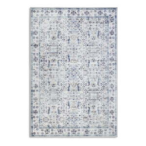 Svijetlo plavi tepih 160x230 cm Saveh Cream Blue – Elle Decoration