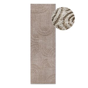 Bež staza 80x240 cm Chappe Beige – Elle Decoration