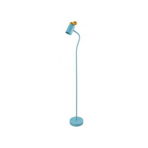 Svijetlo plava stojeća svjetiljka s metalnim sjenilom (visina 133,5 cm) Mouse – GTV
